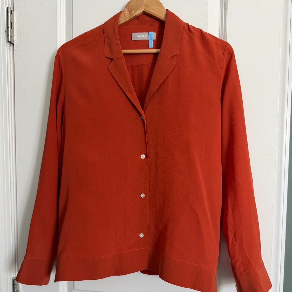 Everlane 100% silk blouse